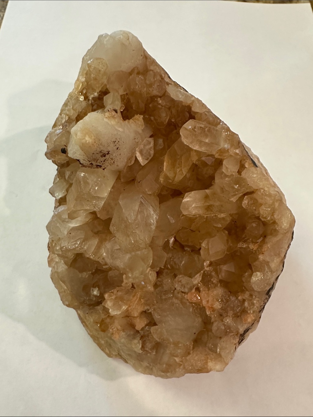 Raw Quartz Crystal Cluster - Natural Beige/Tan